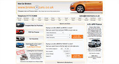Desktop Screenshot of broker4cars.co.uk